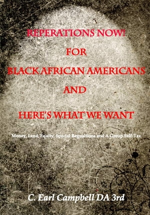 Reparations Now! For Black African Americans And Here's What We Want