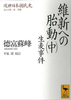 近世日本国民史　維新への胎動（中）　生麦事件　文久大勢一変　中篇