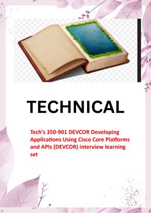 ŷKoboŻҽҥȥ㤨Tech's 350-901 DEVCOR Developing Applications Using Cisco Core Platforms and APIs (DEVCOR interview learning set Best Questions and AnswersŻҽҡ[ TECH EBOOKS ]פβǤʤ1,464ߤˤʤޤ