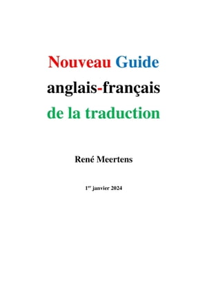 Nouveau Guide anglais-français de la traduction