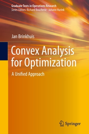 Convex Analysis for Optimization