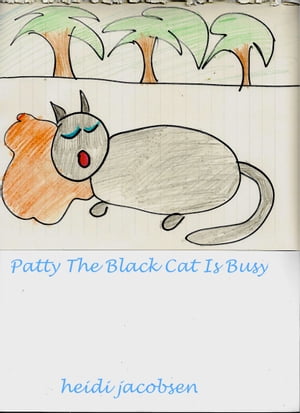 Patty The Black Cat Is Busy