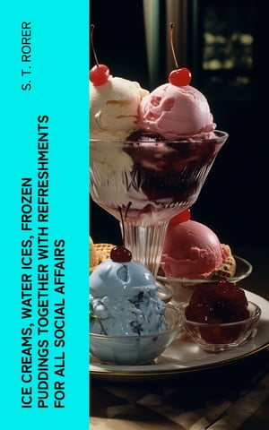 Ice Creams, Water Ices, Frozen Puddings Together with Refreshments for all Social Affairs