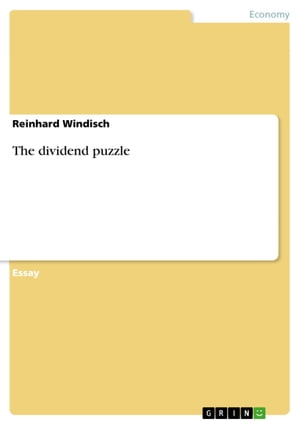 The dividend puzzle【電子書籍】[ Reinhard 