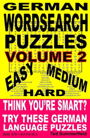 German Word Search Puzzles. Volume 2.