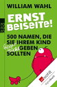 ＜p＞Mit dem Namen scheint die Zukunft eines Kindes vorbestimmt: Kann eine Jacqueline Vorstandsvorsitzende werden und eine Walburga in einer Medienagentur arbeiten? Warum darf ein Kind im Schwabenland auf keinen Fall Astrid hei?en? Wird Gretel geh?nselt? Weswegen gelten Petras als h?sslich? Und verwechseln Japaner Lionel tats?chlich stets mit Rainer? William Wahl nennt die schlimmsten Namenss?nden und warnt dabei vor einigen Klassikern ebenso wie vor Modenamen.＜/p＞画面が切り替わりますので、しばらくお待ち下さい。 ※ご購入は、楽天kobo商品ページからお願いします。※切り替わらない場合は、こちら をクリックして下さい。 ※このページからは注文できません。