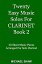 Twenty Easy Music Solos For Clarinet Book 2