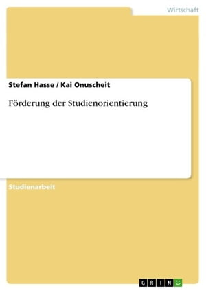 Förderung der Studienorientierung