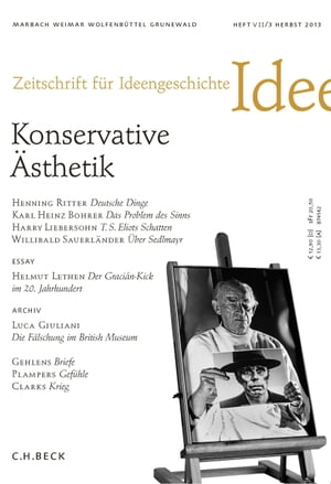 Zeitschrift für Ideengeschichte Heft VII/3 Herbst 2013