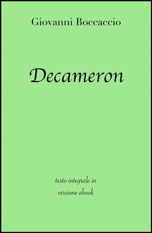 Decameron di Giovanni Boccaccio in ebook