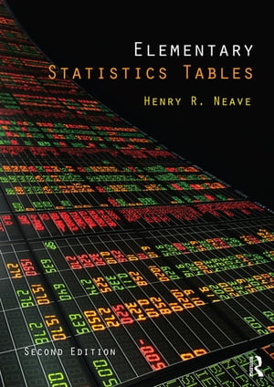 Elementary Statistics Tables