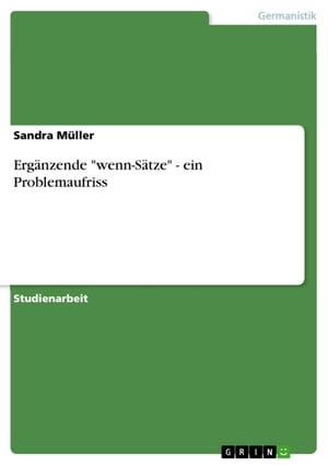 Ergänzende 'wenn-Sätze' - ein Problemaufriss