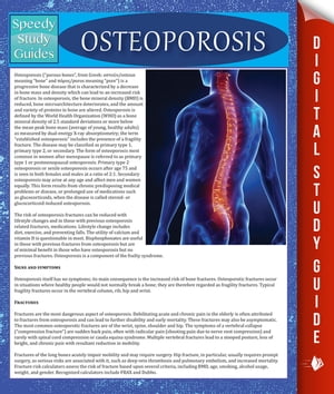 ŷKoboŻҽҥȥ㤨Osteoporosis Speedy Study GuidesŻҽҡ[ Speedy Publishing ]פβǤʤ415ߤˤʤޤ