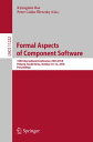 Formal Aspects of Component Software 15th Intern