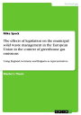 The effects of legislation on the municipal solid waste management in the European Union in the context of greenhouse gas emissions Using England, Germany and Bulgaria as representatives