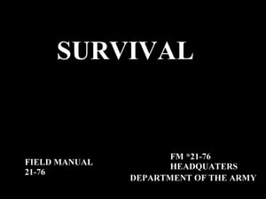 US ARMY Survival Manual FM 21-76