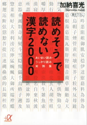 読めそうで読めない漢字２０００　あいまい読み・うっかり読み　実例集