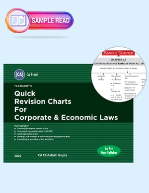 Taxmann's Quick Revision Charts for Corporate & Economic Laws