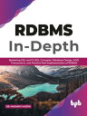 ＜p＞Relational Database Management Systems In-Depth brings the fundamental concepts of database management systems to you in more elaborated learning with conceptual clarity of RDBMS. This book brings an extensive coverage of theoretical concepts on types of databases, concepts of relational database management systems, normalization and many more. You will explore exemplification of Entity Relational Model concepts that would teach the readers to design accurate business systems. Backed with a series of examples, you can practice the fundamental concepts of RDBMS and SQL queries including Oracle’s SQL queries, MySQL and SQL Server.In addition to the illustration of concepts on SQL, there is an implementation of crucial business rules using PL/SQL based stored procedures and database triggers.Finally, by the end of this book there is a mention of the useful data oriented technologies like Big Data, Data Lake etc and the crucial role played by such techniques in the current data driven decisions.Throughout the book, you will come across key learnings and key terms that will help you to understand and revise the concepts learned. Along with this, you will also come across questions and case studies by the end of every chapter to prepare for job interviews and certifications.＜/p＞画面が切り替わりますので、しばらくお待ち下さい。 ※ご購入は、楽天kobo商品ページからお願いします。※切り替わらない場合は、こちら をクリックして下さい。 ※このページからは注文できません。