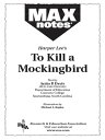 To Kill a Mockingbird (MAXNotes Literature Guides)