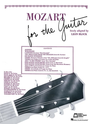 Mozart for Guitar (Songbook)