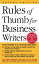 Rules of Thumb for Business Writers