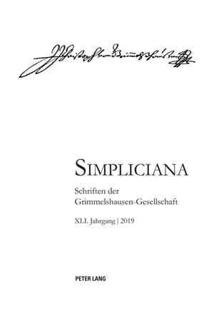 Simpliciana XLI (2019)Żҽҡ[ Peter He?elmann ]