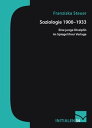 Soziologie 1900-1933 Eine junge Disziplin im Spiegel ihrer Verlage