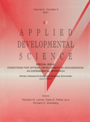 Conditions for Optimal Development in Adolescence