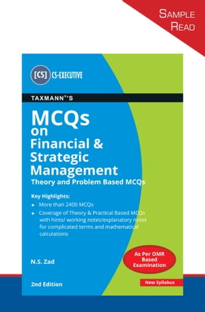 Taxmann's MCQs on Financial & Strategic Management (Theory and Problem Based MCQs)