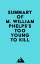 Summary of M. William Phelps's Too Young to KillŻҽҡ[ ? Everest Media ]