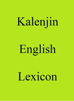 Kalenjin English Lexicon