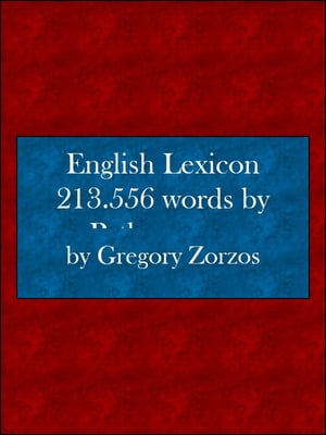 English Lexicon 213.556 words by Pythagorean Log