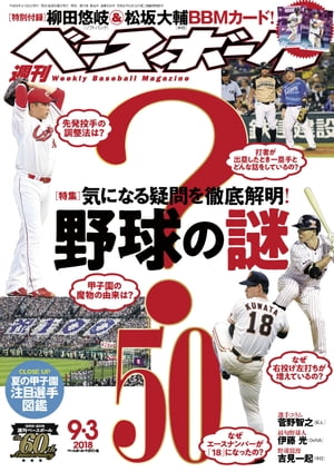 週刊ベースボール 2018年 9/3号