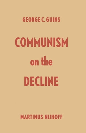 Communism on the Decline The Failure of “Soviet Socialism” Incurable Evils Discredited System Symptoms of Demoralization The new Generation Formation of new Psychology Some Rays of Light Cold War with the West Inner Conflicts Soviet 