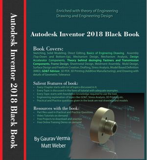 Autodesk Inventor 2018 Black Book Autodesk Inventor Black Book, #1Żҽҡ[ Gaurav Verma ]