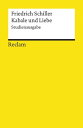 ＜p＞Mit dem b?rgerlichen Trauerspiel "Kabale und Liebe" gelingt Schiller nach den "R?ubern" erneut ein gro?er B?hnenerfolg. Die Studienausgabe zeigt, indem sie Erstdruck und Mannheimer Soufflierbuch (beide 1784) einander gegen?berstellt, wie intensiv Schiller an der Theaterfassung gearbeitet hat, um einerseits den Anforderungen durch B?hne und Spieldauer sowie andererseits den Beschr?nkungen durch Etikette und Zensur gerecht zu werden. Sie gew?hrt so interessante Einblicke in die damalige B?hnenpraxis. Zw?lf Kupferstiche von Daniel Chodowiecki, dem popul?rsten deutschen Grafiker des 18. Jahrhunderts, illustrieren die Studienausgabe.＜br /＞ E-Book mit Seitenz?hlung der gedruckten Ausgabe: Buch und E-Book k?nnen parallel benutzt werden.＜/p＞画面が切り替わりますので、しばらくお待ち下さい。 ※ご購入は、楽天kobo商品ページからお願いします。※切り替わらない場合は、こちら をクリックして下さい。 ※このページからは注文できません。