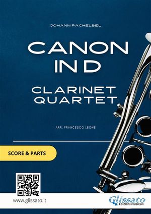 Canon (Pachelbel) - Clarinet Quartet score & parts