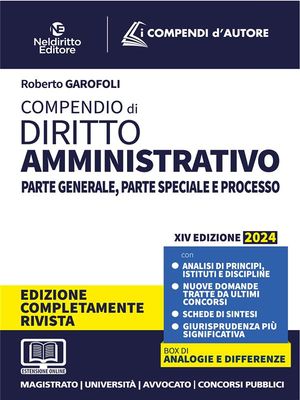 Compendio di Diritto Amministrativo 2024