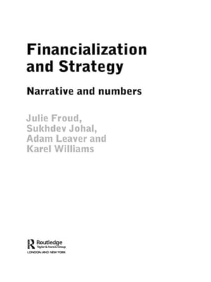 Financialization and Strategy