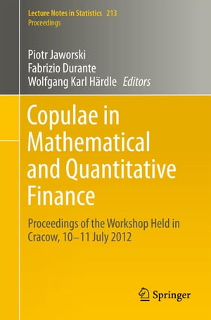 Copulae in Mathematical and Quantitative Finance