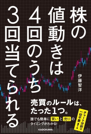 株の値動きは4回のうち3回当てられる