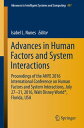 Advances in Human Factors and System Interactions Proceedings of the AHFE 2016 I...