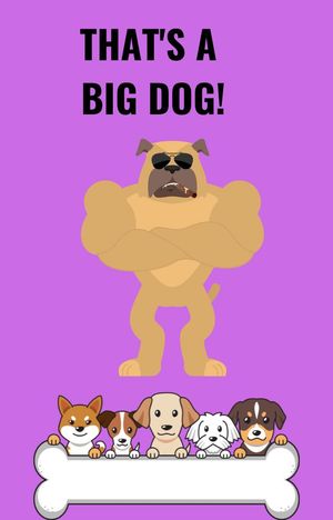That's a big dog!
