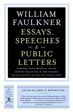 Essays, Speeches & Public Letters