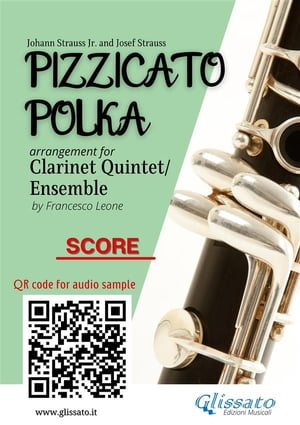 Clarinet Quintet score of "Pizzicato Polka"