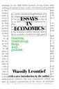 Essays in Economics Theories, Theorizing, Facts and Policies