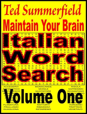 Maintain Your Brain Italian Word Search Puzzles 