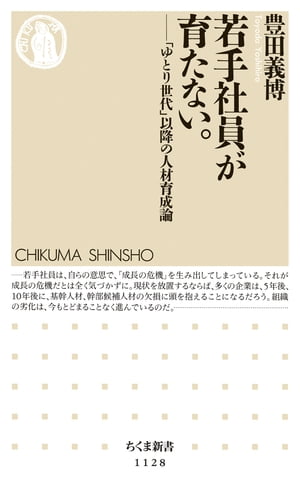 若手社員が育たない。　ーー「ゆとり世代」以降の人材育成論