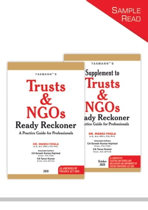 Taxmann’s Trusts and NGOs Ready Reckoner with Supplement